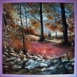 Fabinova zahrdka, olej,  2007 (86, x 86,5 cm, vetn rmu)  K prodeji